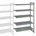 Thumbnail image #3 for Cambro Camshelving Basics Plus 5-Shelf Vented Add-On Polymer Shelving Unit, 18 x 54 x 84 Inches, Brushed Graphite