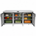 Thumbnail image #4 for Atosa Three-Section Undercounter Reach-In Refrigerator with Solid Doors