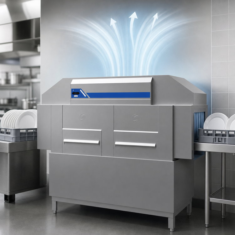 Product image #3 for Insinger Admiral 66 VG Ventless Single Tank Rack Conveyor Dishwasher
