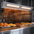 Thumbnail image #3 for Hatco Ultra-Glo 66-Inch Unlighted Double Ceramic Infrared Strip Heat Lamp Foodwarmer