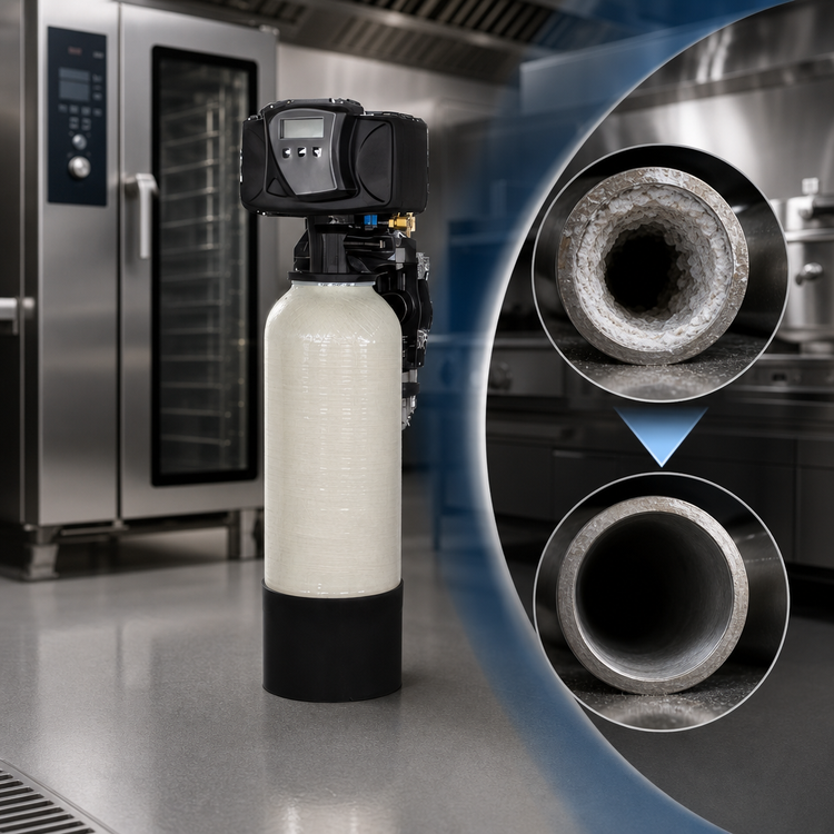 Product image #3 for Antunes Commercial Point-of-Use Enclosed Water Softener System, 2.9 GPM, 120V