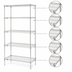 Thumbnail image #3 for Metro Super Erecta 5-Shelf Chrome Plated Stationary Starter Wire Shelving Unit, 48