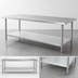 Thumbnail image #3 for Advance Tabco Galvanized Work Table Undershelf for 84