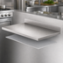 Thumbnail image #4 for Metro SmartLever 30-Inch x 36-Inch 304 Stainless Steel Work Surface with 4-Inch Backsplash