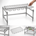 Thumbnail image #3 for Eagle Group Chrome Wire Dunnage Rack with Removable Wire Assembly, 30 x 24 x 14 Inches, 1600 lb Capacity