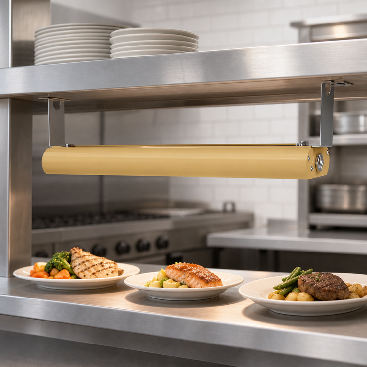 Product image #3 for Vollrath 18-Inch Low Profile Unlighted Strip Heat Lamp with Aluminum Housing