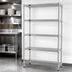 Thumbnail image #3 for Eagle Group 5-Tier Starter Wire Shelving Unit, 30W x 18D x 74H, Stainless Steel Finish