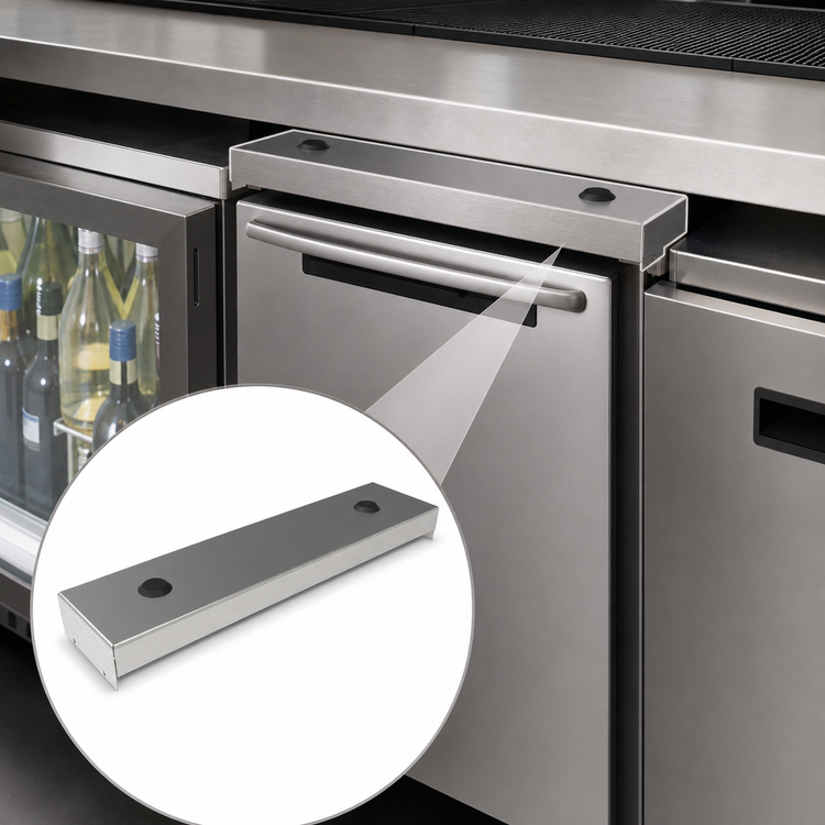 Product image #3 for Top Shelf TSS Series 48-Inch Flat Top Underbar Filler Strip Deck Assembly