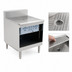 Thumbnail image #3 for Eagle 1800 Series Underbar Glass Rack Storage Unit with Recessed Worktop, 12 Inch Wide, 304 Stainless Steel