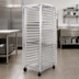 Thumbnail image #3 for Winco Full-Height Clear PVC Sheet Pan Rack Cover for 20- and 30-Tier Racks