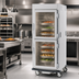Thumbnail image #3 for Metro C5 9 Series Full-Height Pass-Thru Controlled Humidity Heated Holding & Proofing Cabinet with Glass and Solid Dutch Doors, 17-Pan