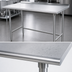 Thumbnail image #3 for Advance Tabco Special Value Series 60-Inch x 24-Inch Stainless Steel Work Table with Rear Up-Turn
