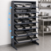 Thumbnail image #3 for Quantum Sloped Single-Sided Steel Pick Rack with 8 Shelves, 36 x 18 x 60 Inches