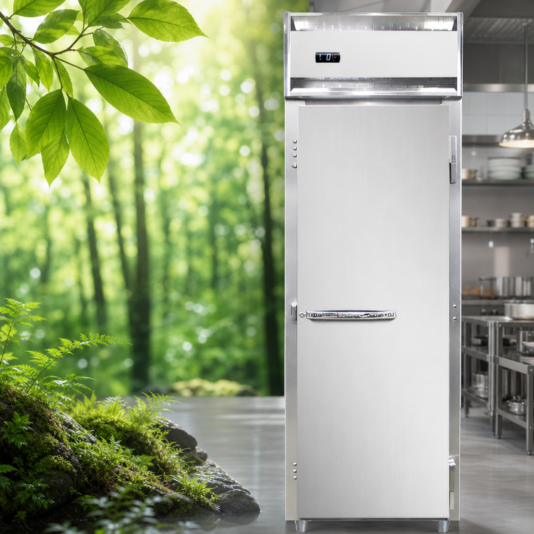 Product image #3 for Continental Refrigerator D1FNSS Designer Line One-Section 21 Cu. Ft. Stainless Steel Reach-In Freezer