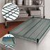 Thumbnail image #4 for Winco 42 x 24 Inch Epoxy-Coated Green Wire Shelf with 4 Sleeve Clips