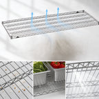 Thumbnail image #3 for Metro Super Erecta 3072NK4 72"W x 30"D Super Wide Wire Shelf, Metroseal Gray Epoxy-Coated with Microban