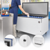 Thumbnail image #3 for Beverage-Air SM49HC-W Single Access Cold Wall School Milk Cooler, 20.32 Cu. Ft., White