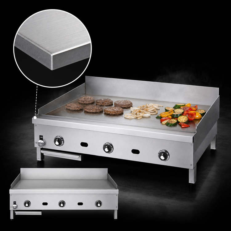 Product image #3 for Jade Range Supreme JGT-2448 48" Countertop Gas Griddle