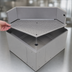 Thumbnail image #3 for Glastender Underbar Inside Rectangle Corner Drainboard, 24 x 24 Inch, 90° Corner, Stainless Steel, No Legs
