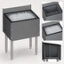 Thumbnail image #3 for Choice Extra Deep Stainless Steel Underbar Ice Bin, 36 Inch W x 19 Inch D, 139 lb. Capacity