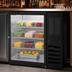 Thumbnail image #3 for Beverage-Air BB36HC-FG-B Food-Rated Back Bar Refrigerator with Glass Door, 36-Inch, Black, 10.162 Cu. Ft.