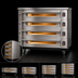 Thumbnail image #3 for Marra Forni ELST73-36/4 Four-Deck Stackable Electric Deck Oven with 73 x 36-3/8 Inch MarraStone Cooking Surface