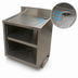 Thumbnail image #3 for BK Resources 24 Inch Underbar Glass Rack Cabinet with Drainboard Top and Adjustable Shelf