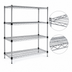 Thumbnail image #3 for Add-A-Shelf 4-Tier Wire Shelving Starter Unit with QuadTruss Design, 48 x 24 x 63 Inches, Chrome Finish
