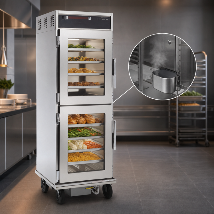 Product image #3 for Henny Penny HHC-980 Narrow Full-Size Electric Heated Holding Cabinet with Humidity Control