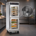 Thumbnail image #3 for Henny Penny HHC-980 Narrow Full-Size Electric Heated Holding Cabinet with Humidity Control