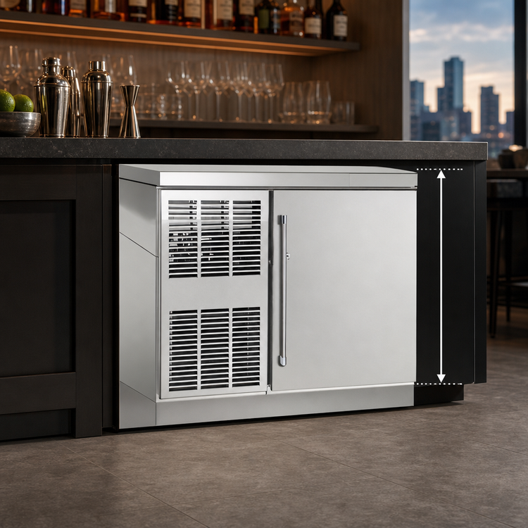 Product image #4 for Perlick 36-Inch Low Profile Self-Contained Back Bar Refrigerator