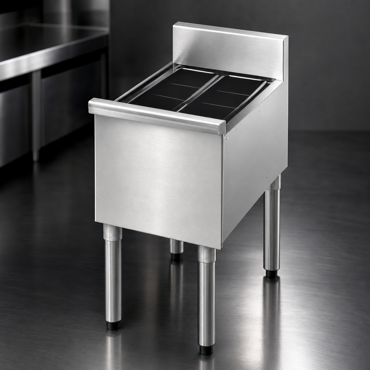 Product image #3 for Eagle 1800 Series Modular Underbar Bottle Storage Add-On Unit, 12 x 20 Inches