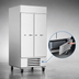 Thumbnail image #4 for Beverage-Air Horizon Series Two-Section Solid Door Reach-In Refrigerator, 35 Cu. Ft., Bottom Mount