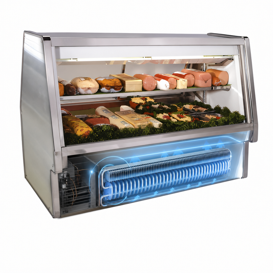 Self-Contained Refrigeration with Gravity Coil