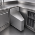 Thumbnail image #3 for Krowne Royal Series Flat-Top 30° Rear Corner Underbar Angle Filler, 24-Inch Front-to-Back, Stainless Steel