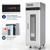 Thumbnail image #3 for Turbo Air M3 Series Pass-Thru Reach-In Heated Holding Cabinet with Glass Doors, 1-Section, 22.7 Cu. Ft.