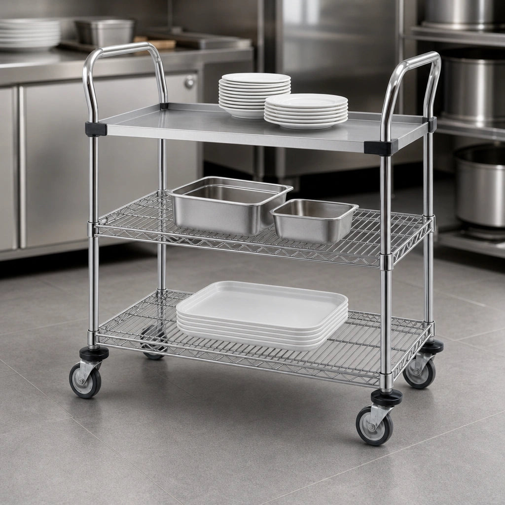 Three-Shelf Open Design