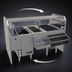 Thumbnail image #3 for Glastender Complete Style Pass-Thru Cocktail Station with GW24 Glasswasher, Leftward Workflow, 66-Inch W x 32-Inch D