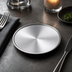 Thumbnail image #3 for American Metalcraft Unity Collection 6-Inch Round Satin-Finish Stainless Steel Plate