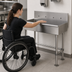 Thumbnail image #3 for Advance Tabco ADA Multiwash Freestanding Hand Sink, 48-Inch, 304 Stainless Steel