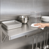 Thumbnail image #3 for Eagle Group Solid Stainless Steel Shelf, 60 x 14 Inch, Marine Edge, 400 lb Capacity