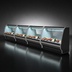 Thumbnail image #3 for Howard-McCray 40E Series 99.5-Inch Self-Contained Curved Glass Fish & Poultry Service Case with LED Lighting