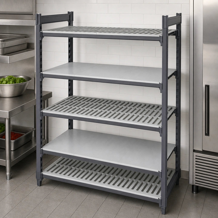 Five-Shelf Vented And Solid Layout