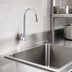 Thumbnail image #3 for ChekPoint Wall-Mount Gooseneck Electronic Faucet with 0.5 GPM Vandal-Resistant Aerator