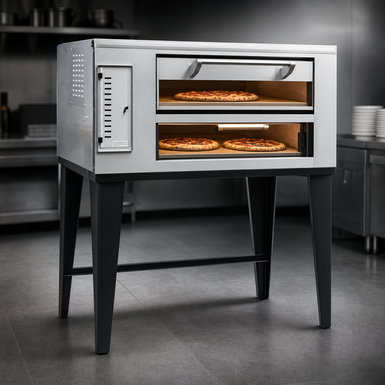 Product image #3 for Marsal Slice Series SD 236 Double Stack Gas Deck Pizza Oven