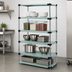 Thumbnail image #3 for Quantum 30 Inch W x 24 Inch D x 74 Inch H Solid Stainless Steel Shelving Starter Kit with 5 Shelves