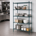 Thumbnail image #4 for Metro Super Erecta Stationary 5-Shelf Wire Shelving Starter Unit, 30 x 24 x 74 Inches, Metroseal 3 Epoxy-Coated Green