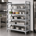 Thumbnail image #4 for Cambro Camshelving Premium 21-Inch x 72-Inch Solid Polymer Shelf Kit, 5 Shelves, Speckled Gray