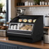 Thumbnail image #4 for Turbo Air Low-Profile Horizontal Open Display Merchandiser, 5.1 Cu. Ft., Self-Contained Refrigeration, Black