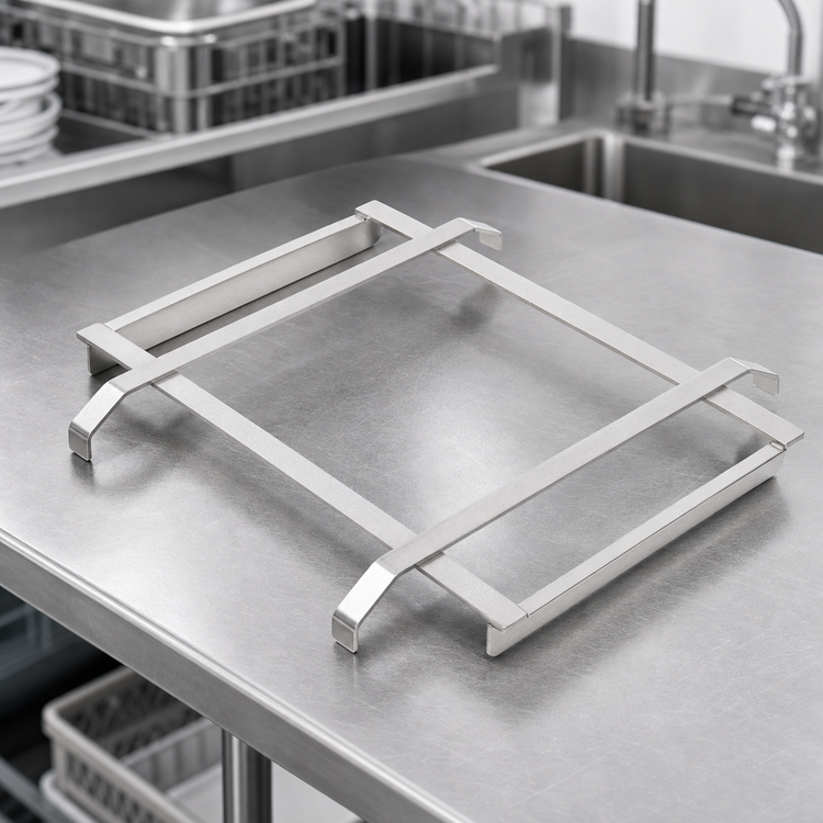 Product image #3 for John Boos Stainless Steel Replacement Dishtable Rack Slide for DT3B 24" x 24" Sink Bowls